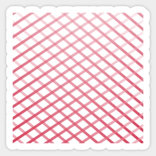 Ox Blood Lattice Work Sticker